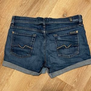 7 for All Mankind denim shorts